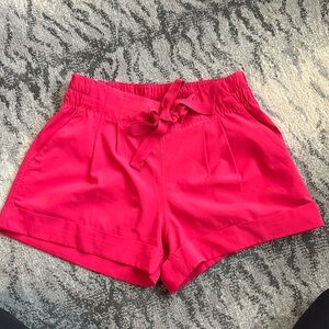 Lululemon Athletica Red Athletic Shorts SZ 4